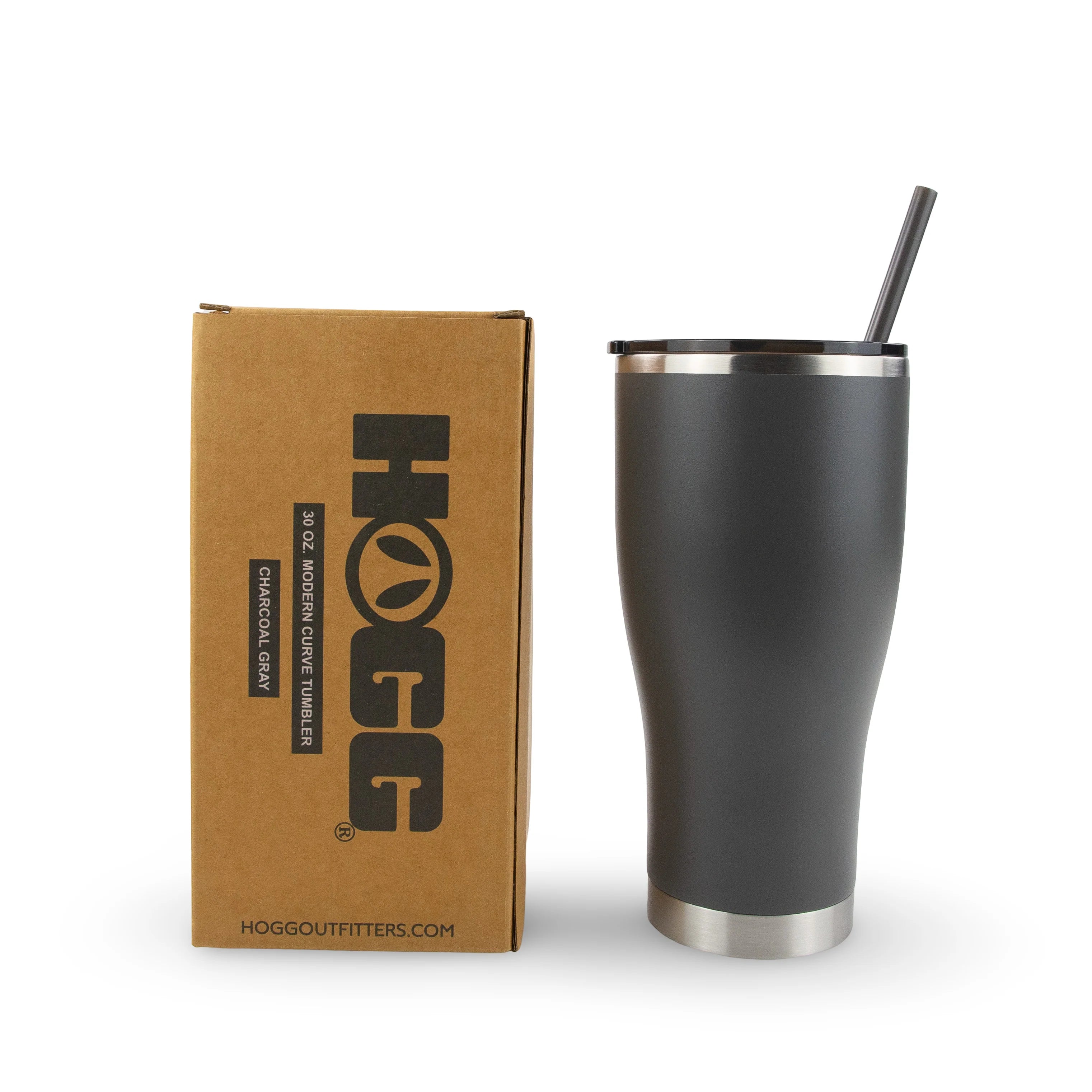 30oz POWDER COATED MODERN CURVE TUMBLER