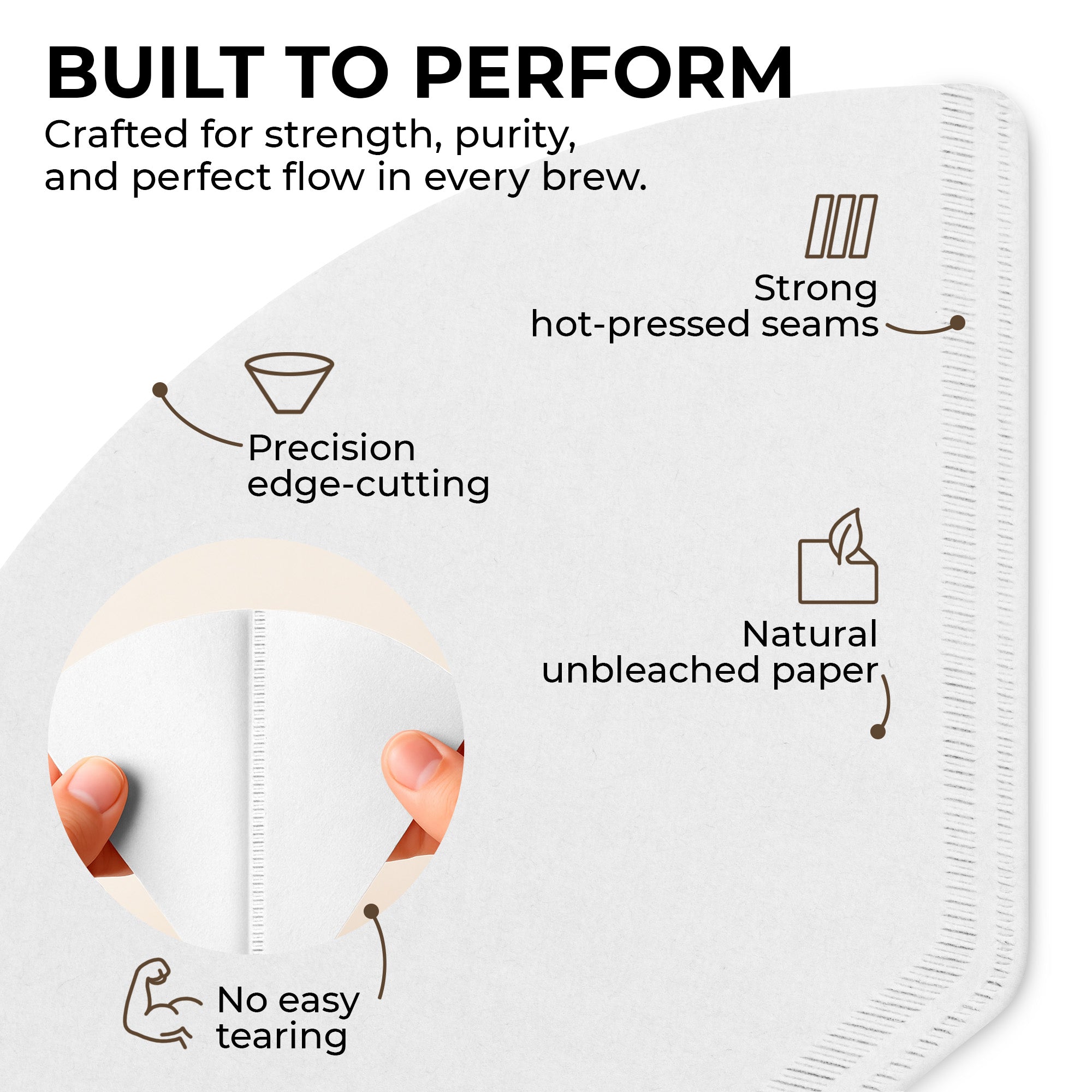 Organic Premium Coffee Filters #2, KFCF02W